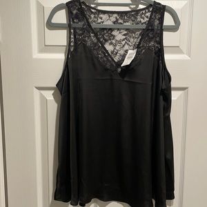 NWT TORRID BLACK LACE TANK TOP